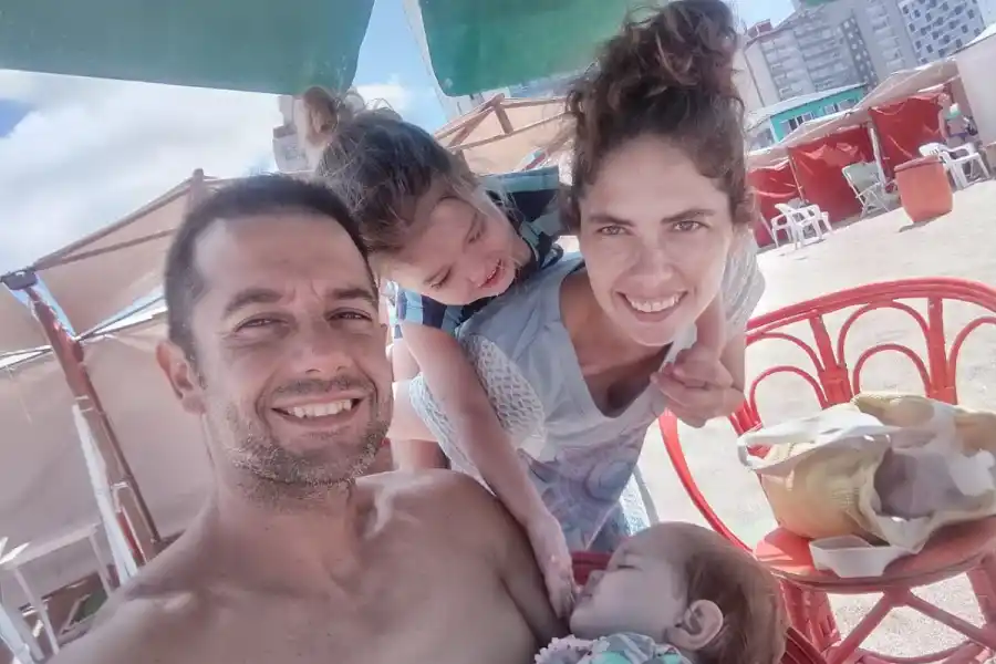 EN FAMILIA. Muller disfruta cada momento de la vida junto a su pareja e hijos.