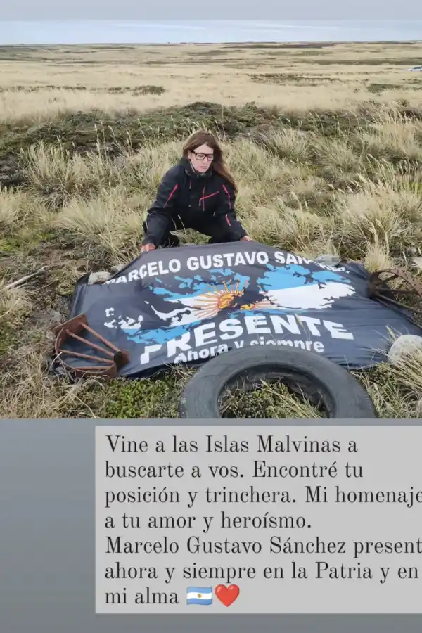 POSTEO. La publicación que realizó Porto en Instagram, desde las Islas.