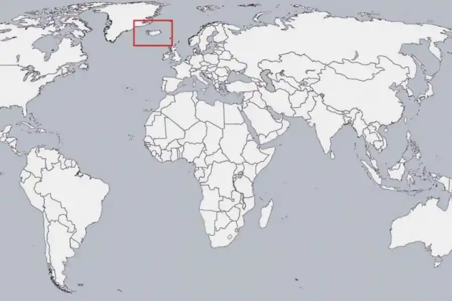 POLO NORTE. La ciudad está a 14.000 km en vuelo desde Argentina.
