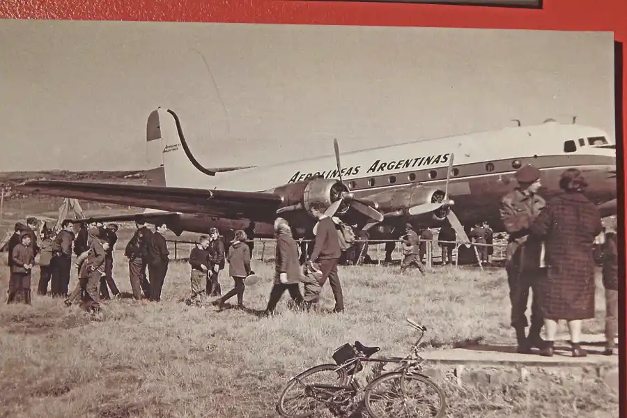 LA AEROLÍNEA DE BANDERA. Una foto de Aerolíneas Argentinas