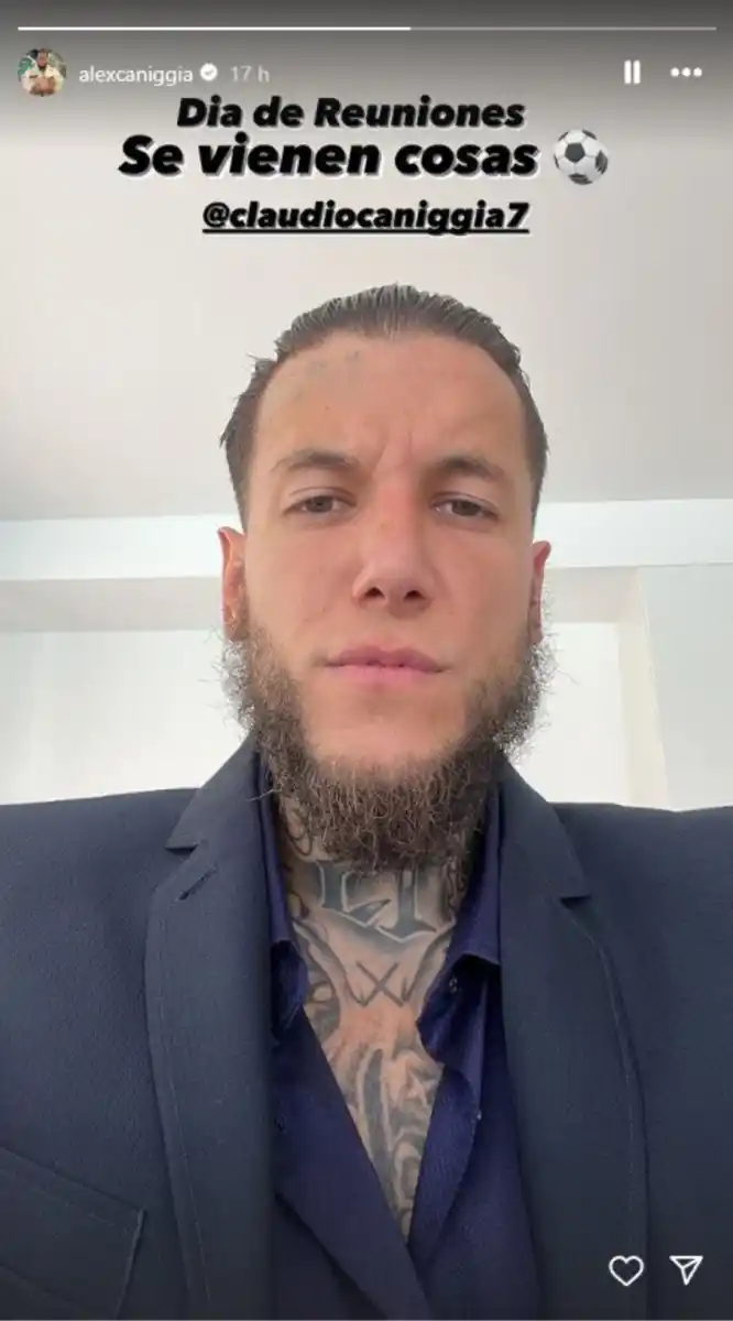 Alex Caniggia sorprendió al presentar su nuevo emprendimiento relacionado al mundo del fútbol
