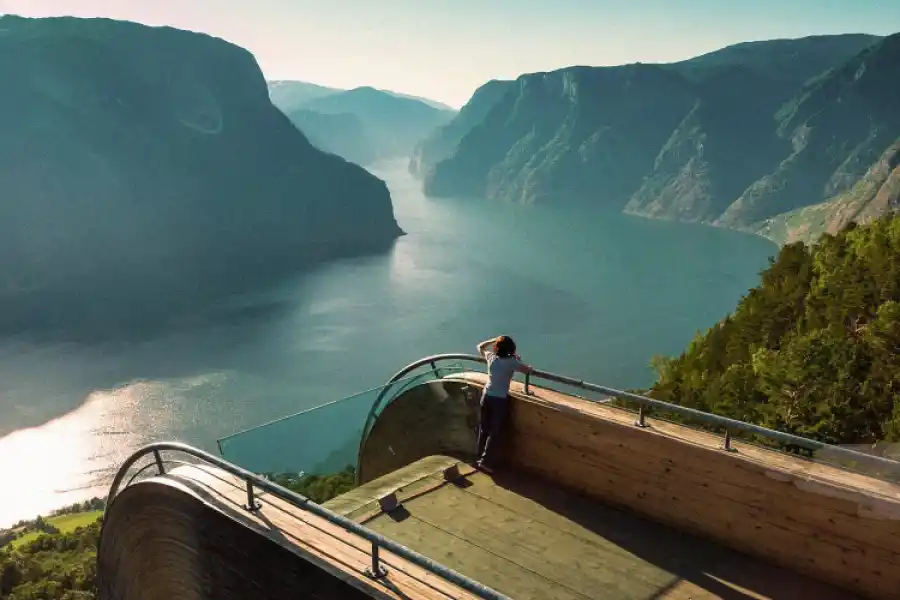 Mirador de Stegastein, Aurland, Noruega
