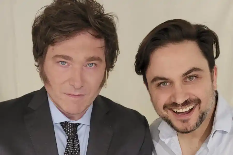 Javier Milei y Ramiro Marra
