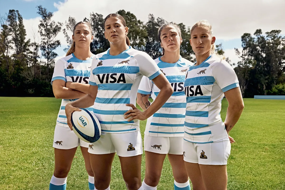 DISEÑO DINÁMICO. Las Yaguaretés aparecerán con el nuevo diseño en el Seven de Cracovia, en mayo.