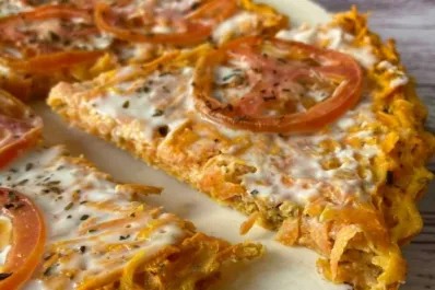 Cómo hacer pizza de zanahoria sin harina: rica, liviana y económica