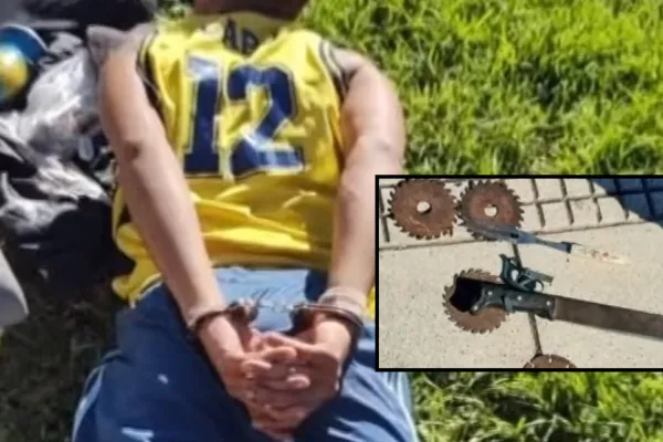 Un hombre intentó ingresar a la Casa Rosada armado con un machete