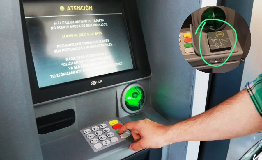Estafas bancarias: cómo funciona el dispositivo que colocan en los cajeros y que debita dinero de la tarjeta de débito