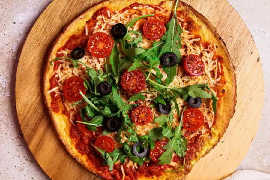 Pizza de zanahoria, una opción saludable para comer sin harinas