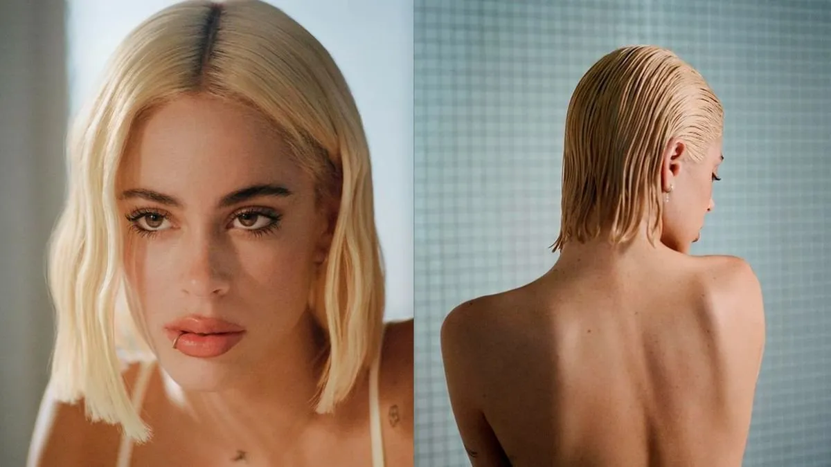 Tini en el teaser promocional de “Un mechón de pelo”. Foto: Instagram/tinistoessel