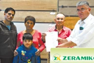 Números de la Suerte: Rogelio Javier Peralta ganó una orden de compra de $43.000 en Zeramiko