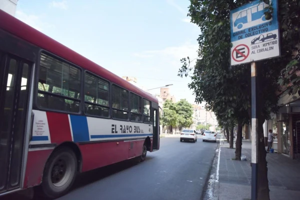 El carril exclusivo para colectivos genera dudas y expectativas