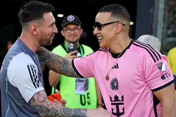 ¿Qué se dijeron Messi y Daddy Yankee antes del partido entre Inter Miami y Colorado Rapids?