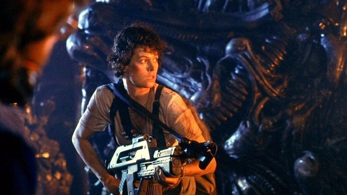 TERROR SOBRENATURAL. Sigourney Weaver es la heroína en “Alien”.
