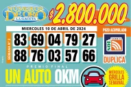 Los Números de Oro de LA GACETA del 10 de abril de 2024