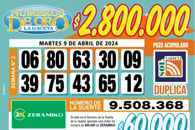 Los Números de Oro de LA GACETA