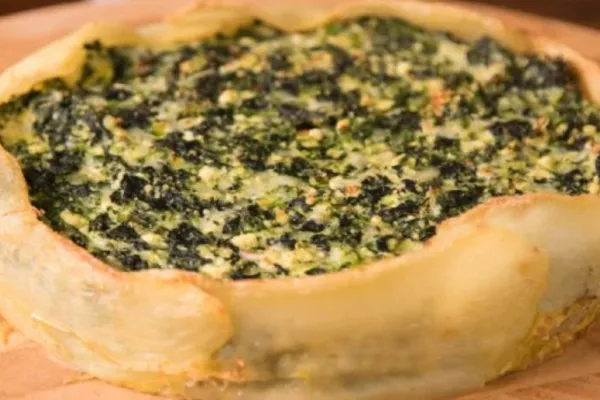 Tarta de espinaca sin harina y sin gluten: receta saludable para ganar masa muscular