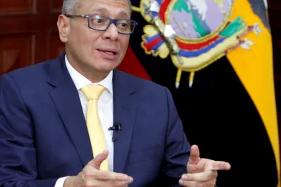 El ex vicepresidente ecuatoriano Glas inició una huelga de hambre en la cárcel