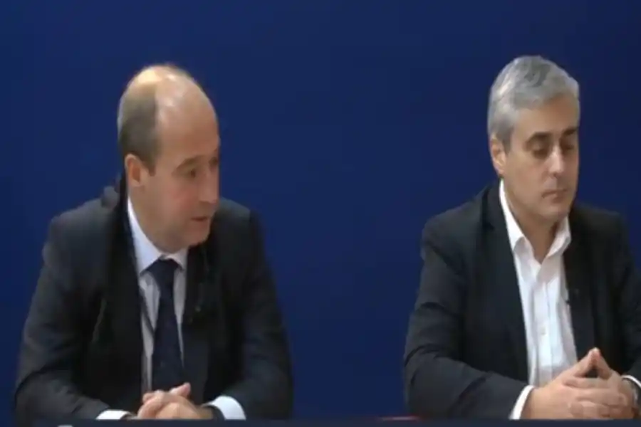 CUMBRE. Alfredo López y Horacio Nadra, gerentes de EDET, tienen un encuentro pendiente con el ministro de Economía, Daniel Abad.