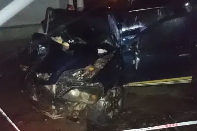 Hubo dos muertos en un choque frontal sobre la ruta 38, a la altura de La Invernada