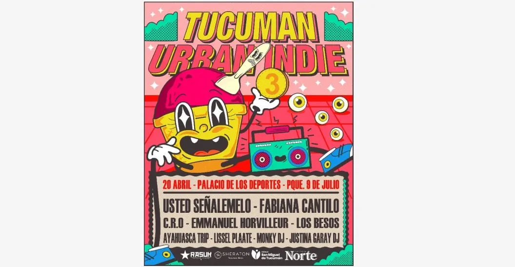 La grilla del Tucumán Urban Indie