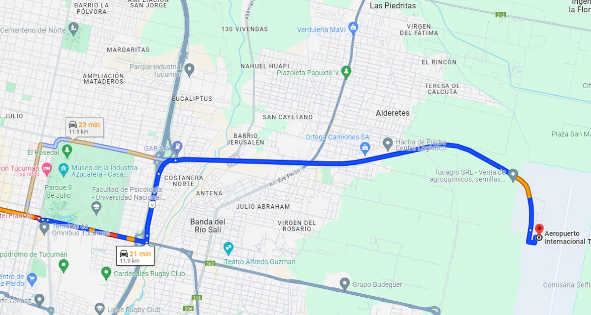 Aumento del taxi en Tucumán: cuánto cuesta viajar al aeropuerto, a Yerba Buena o a San Javier