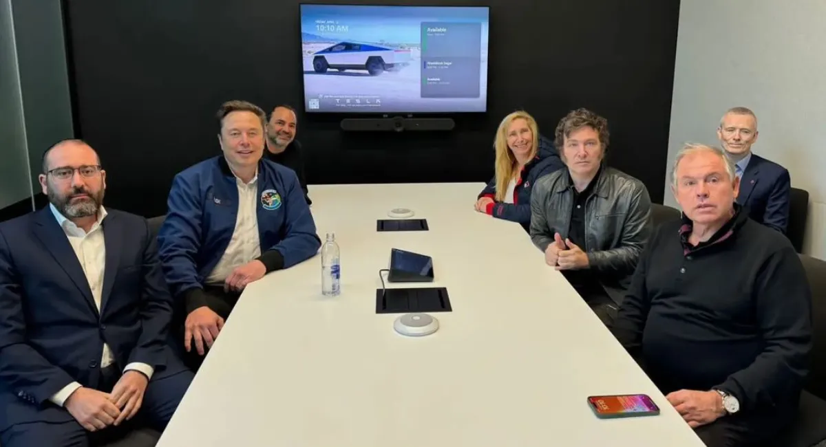 Javier Milei se reunió Elon Musk 