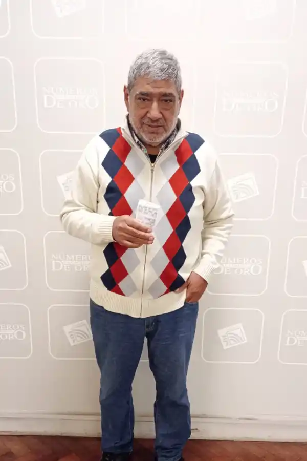 AFORTUNADO. Eduardo Daniel García ayudará a sus hijos con el premio