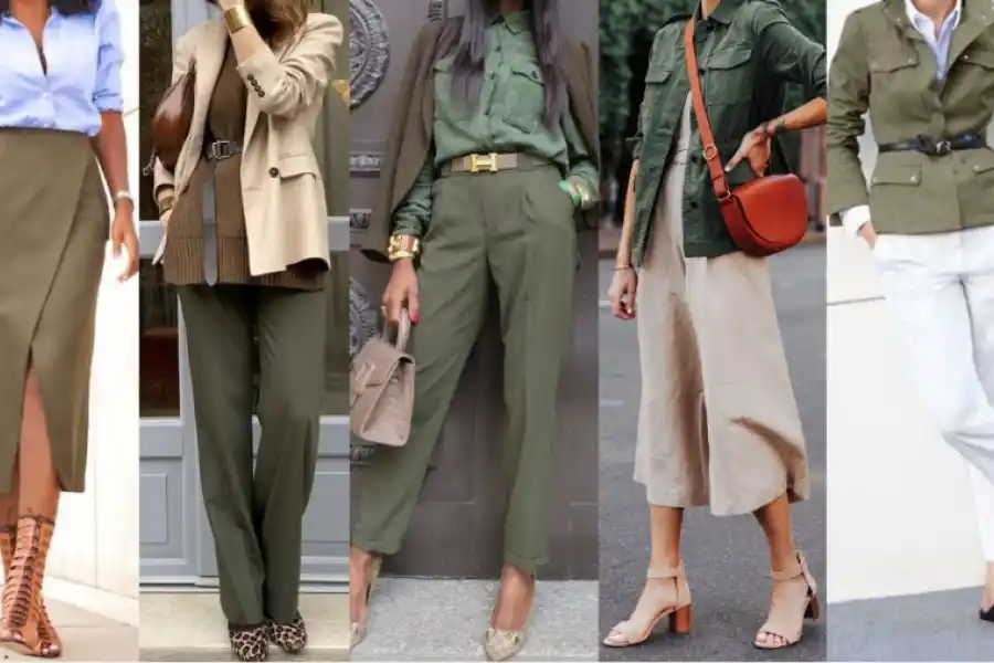 El verde oliva será un color fuerte en la temporada Otoño - Invierno 2024