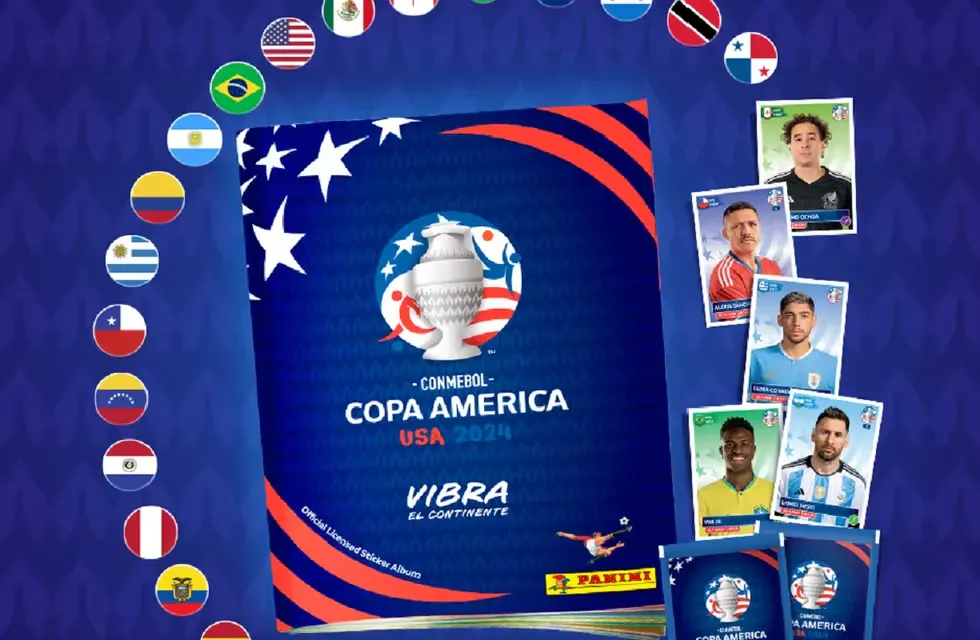 álbum de figuritas de la Copa América, las novedades que trae esta edición. 