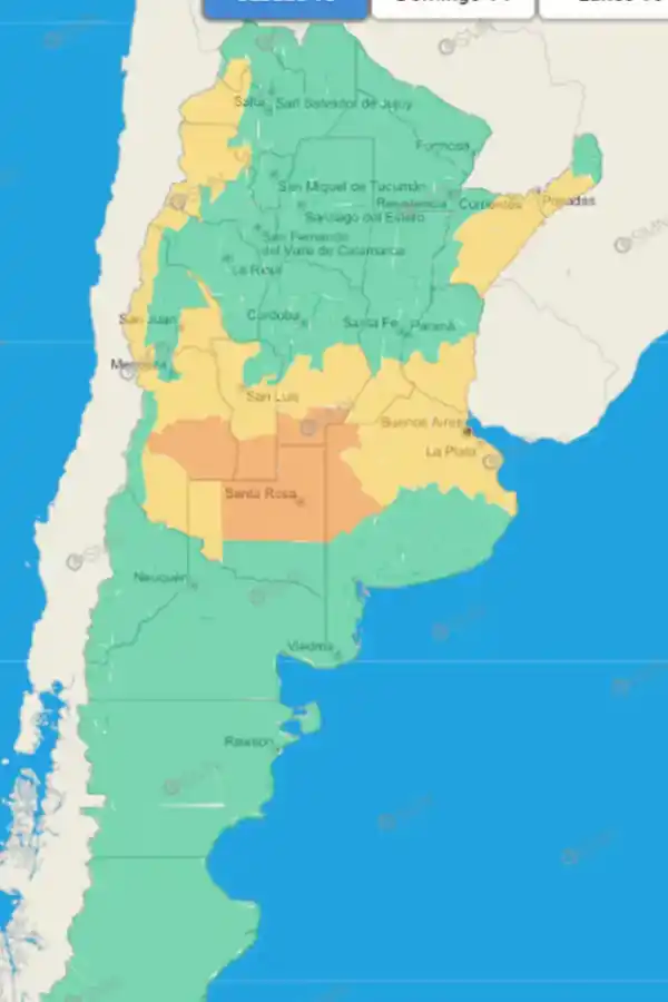 Más de 10 provincias bajo alerta meteorológica durante el fin de semana