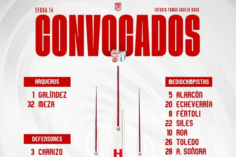 Convocados del globito