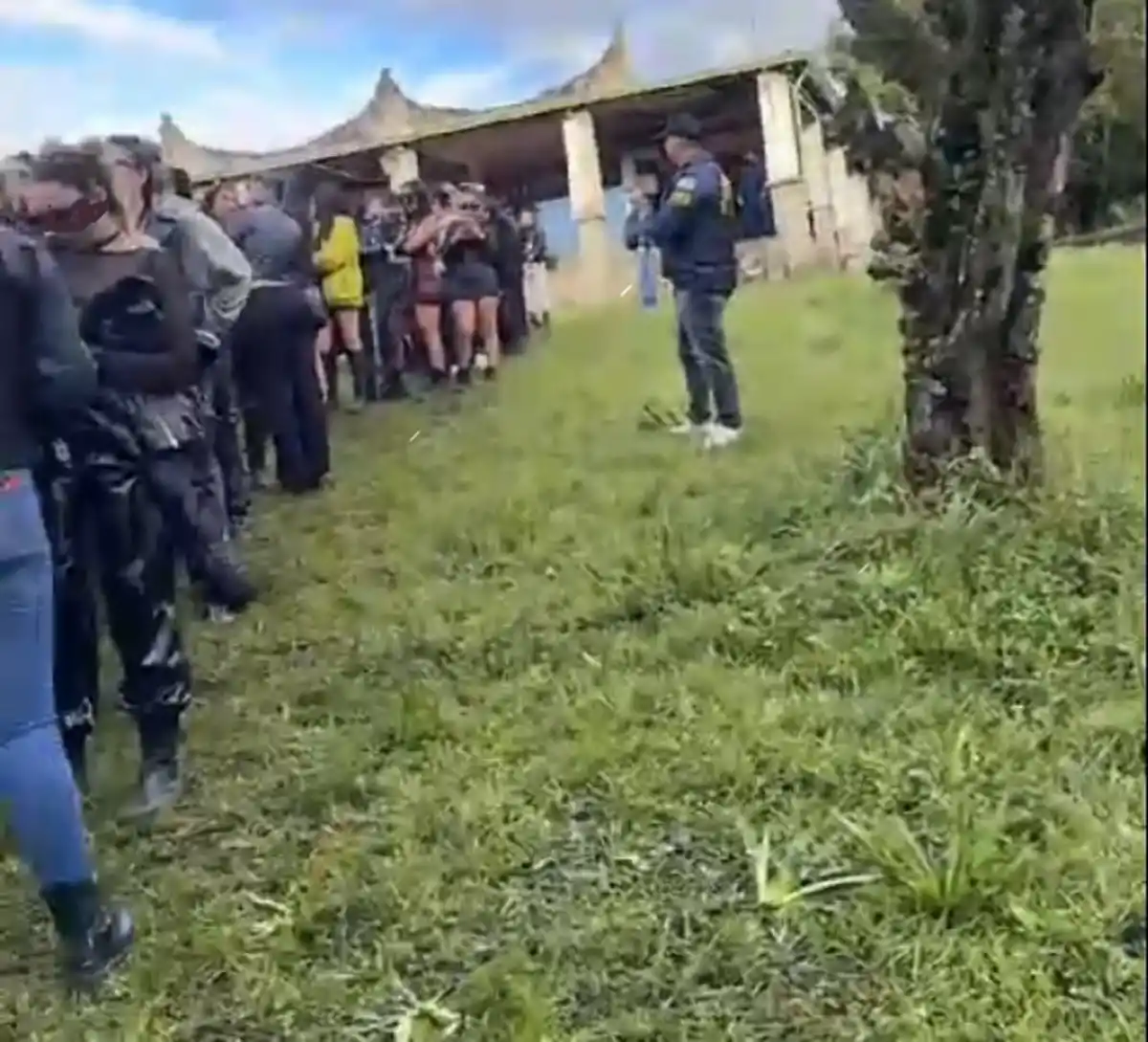 Control en la fiesta. CAPTURA DE VIDEO