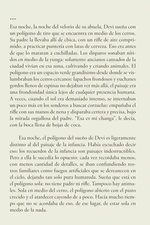 FRAGMENTO DE LA NOVELA DIOSAS MUTANTES