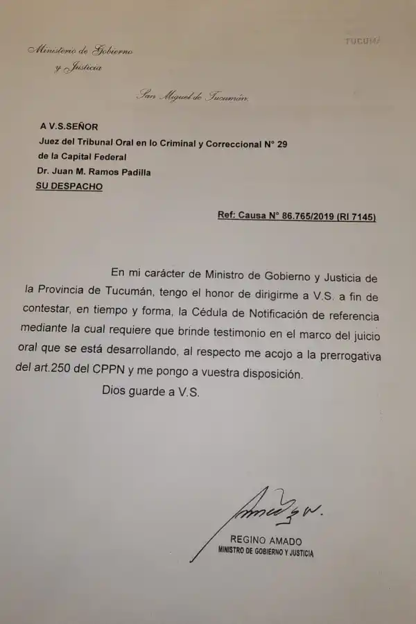 Juicio contra Alperovich: Manzur aceptó declarar por zoom, pero ahora el que no quiere comparecer es el ministro Amado