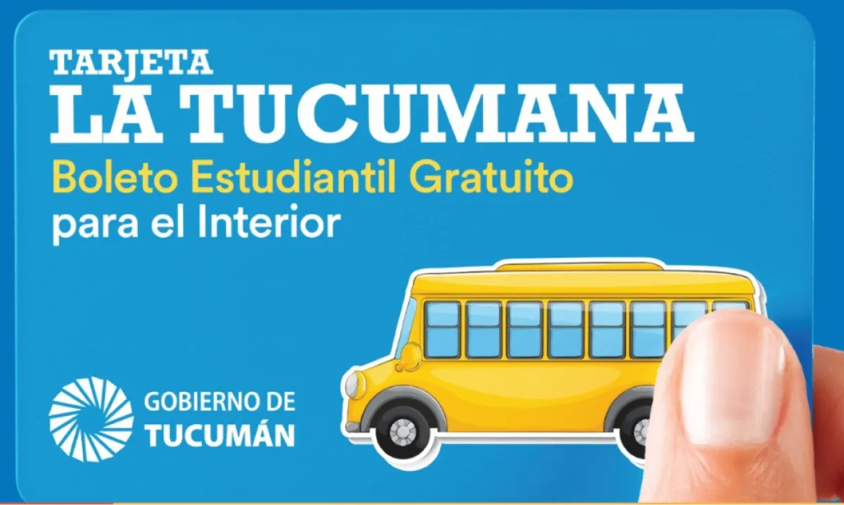 Boleto Estudiantil Gratuito: quiénes y cómo podrán viajar sin costo en Tucumán