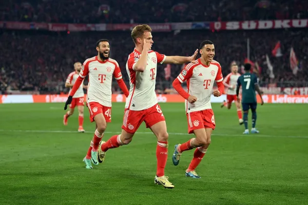 Bayern Munich derrotó a Arsenal y se metió en semifinales de la Champions League