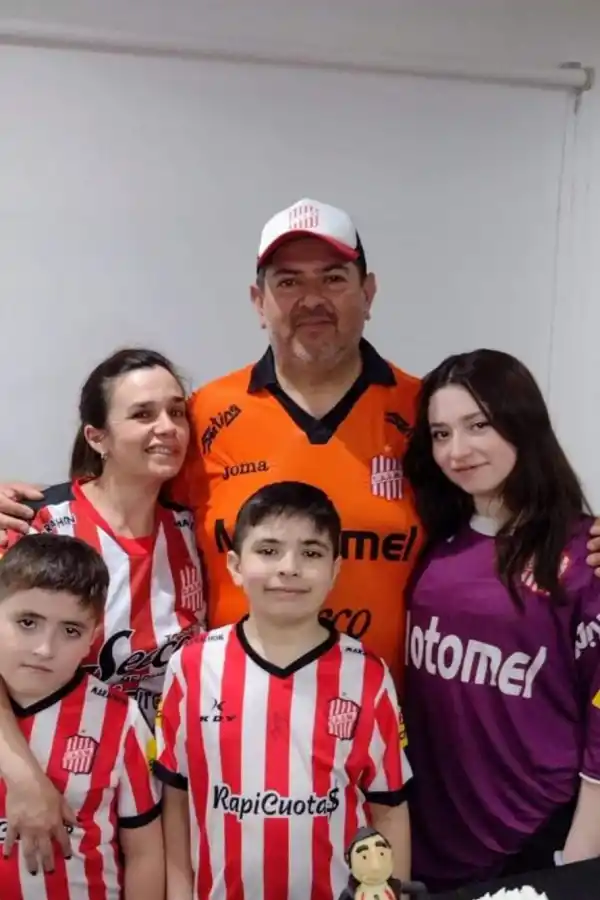 Sequeira y su familia. 
