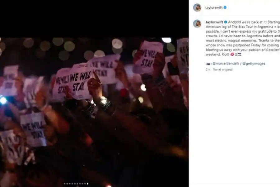 El proyecto llevado a cabo. Fuente: Taylor Swift