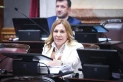 Beatriz Ávila pidió que se aprueben la Ley Bases y el paquete fiscal de Javier Milei