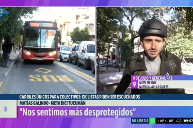 VIDEO Carriles únicos para colectivos: los ciclistas se sienten desprotegidos y piden ser escuchados