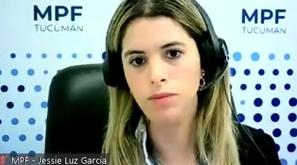 La auxiliar fiscal Jessie Luz García.