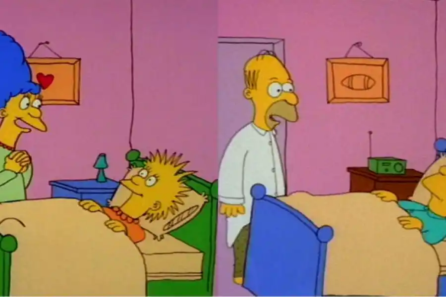 En el primer episodio, Los Simpson tenían otra apariencia