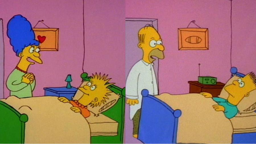 En el primer episodio, Los Simpson tenían otra apariencia