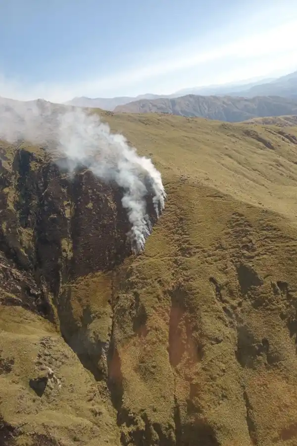 Incendio en Mala Mala. 