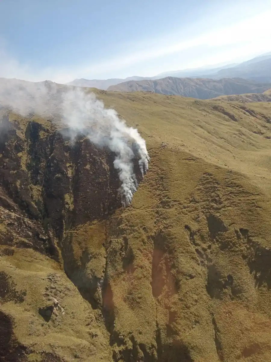 Incendio en Mala Mala. 