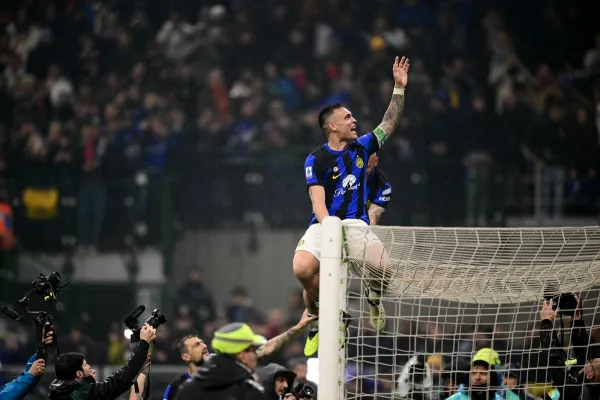 El Inter de Lautaro Martínez festejó el scudetto en la cara de Milan