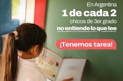 Campaña Nacional por la Alfabetización: uno de cada dos chicos no entiende lo que lee