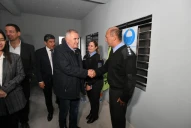 Osvaldo Jaldo supervisó los avances de obra de la cárcel de Benjamín Paz