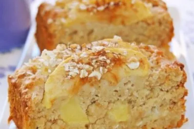 Budín de manzana y avena: conocé la receta saludable, económica y nutritiva