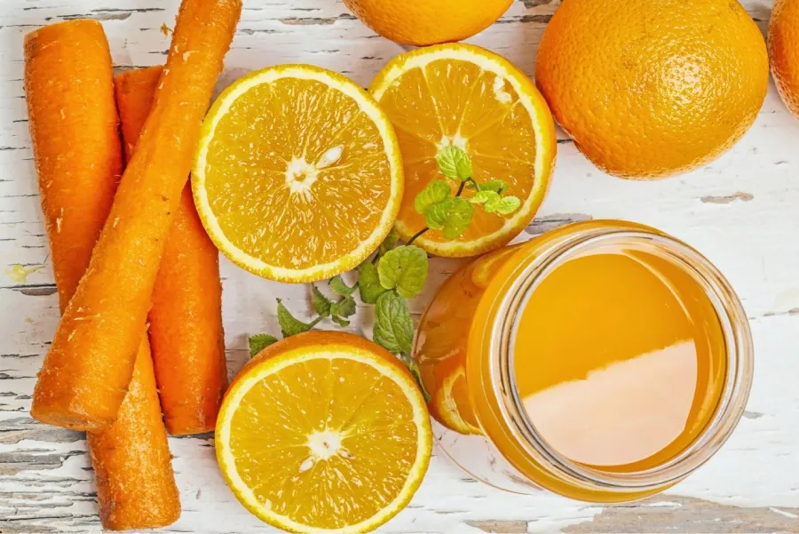 El jugo de zanahoria con naranja tiene grandes beneficios para la salud